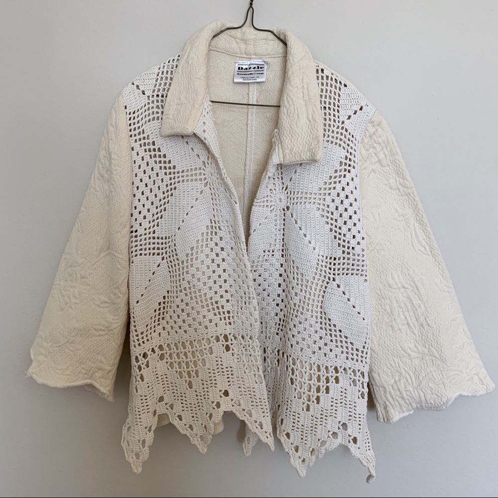 Festival jacket, Coachella, boho, crochet top